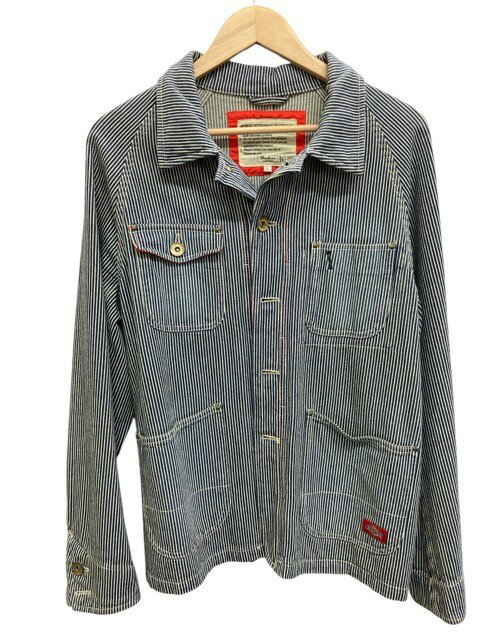 Rakuten - Dickies/ディッキーズ/カバーオールヒックリー/サイズL/メンズ/ネイビー×ホワイト/FD0123