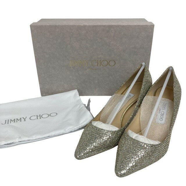 Rakuten - 未使用/JIMMY CHOO/ジミー チュウ/グリッター/ROMY60//パンプス/37/レディース/RS0548