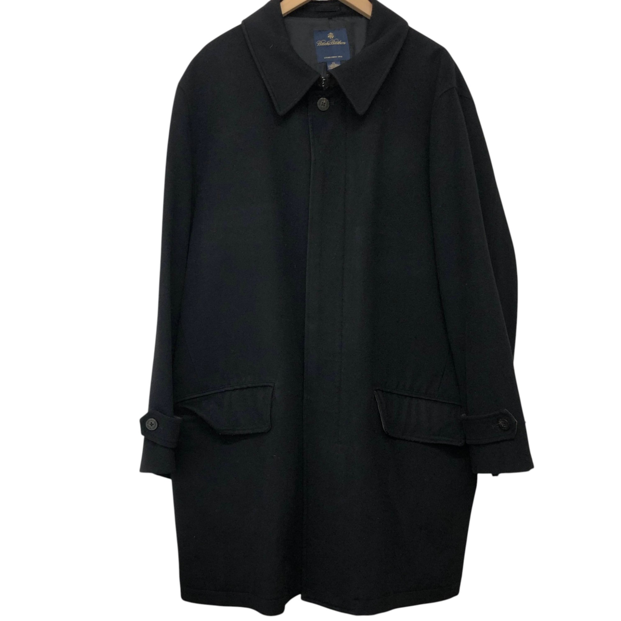 Rakuten - Brooks Brothers/ブルックスブラザーズ/ロロピアーナ生地/ウールハーフコート/サイズXL/メンズ/ブラック/RS0554