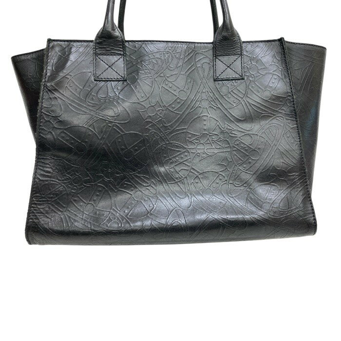 美品/vivienne westwood/ヴィヴィアンウエストウッド/トートバッグ/総柄/ブラック黒/FB4269