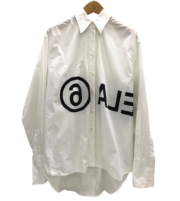 Rakuten - 美品/Maison Margiela メゾンマルジェラ/リボンシャツ サイズ36 白 ホワイト ブラウス/レディース/FB3284