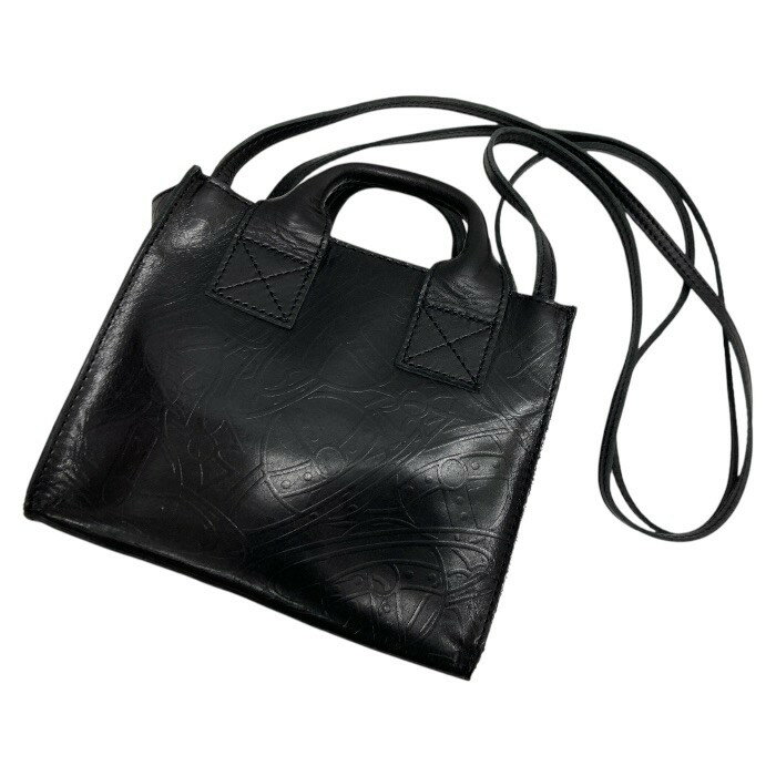 美品/vivienne westwood/ヴィヴィアンウエストウッド/ミニトートバッグ/2way/総柄/ブラック/FB4275