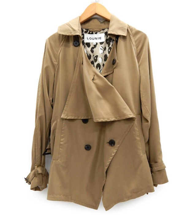 Rakuten - 良品/LOUNIE ルーニィ/サイズ38 トレンチコート/ブラウン/コート/レディース/FB2628