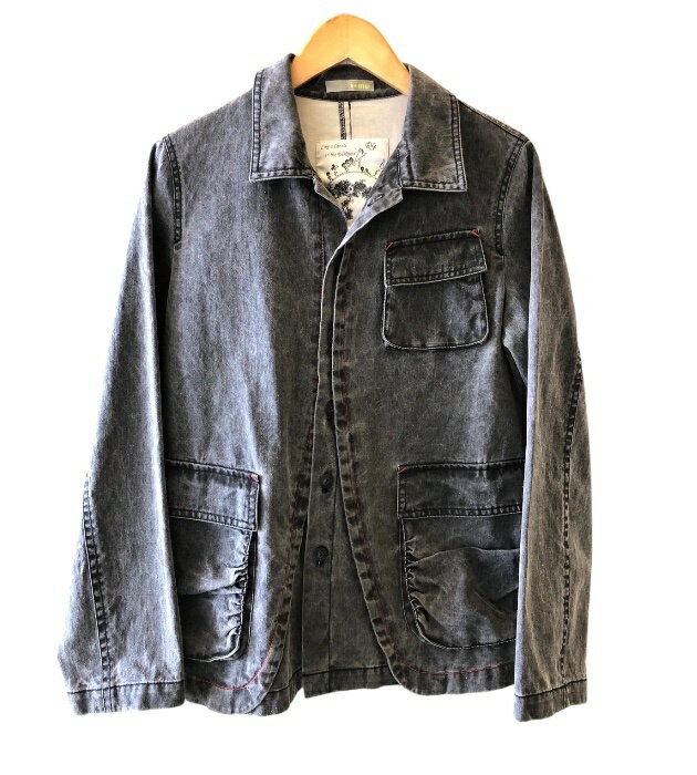 Rakuten - i+mu sensounico イム センソユニコ/デニムジャケット/サイズ40 グレー/レディース/ジャケット/FB3516