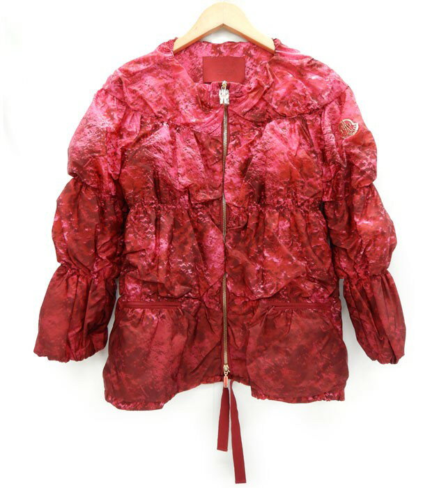 Rakuten - 良品/MONCLER モンクレール/ガムルージュナイロンジャケット/サイズ0/ピンク×レッド/レディース/FB2792