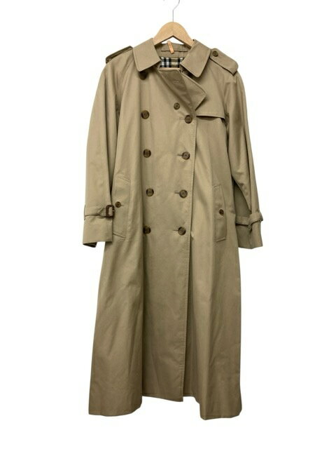 Rakuten - 美品/BURBERRY LONDON/バーバリーロンドン/トレンチコート/イングラント製/サイズUK10/ベージュ/内側チェック/レディース/RS0827