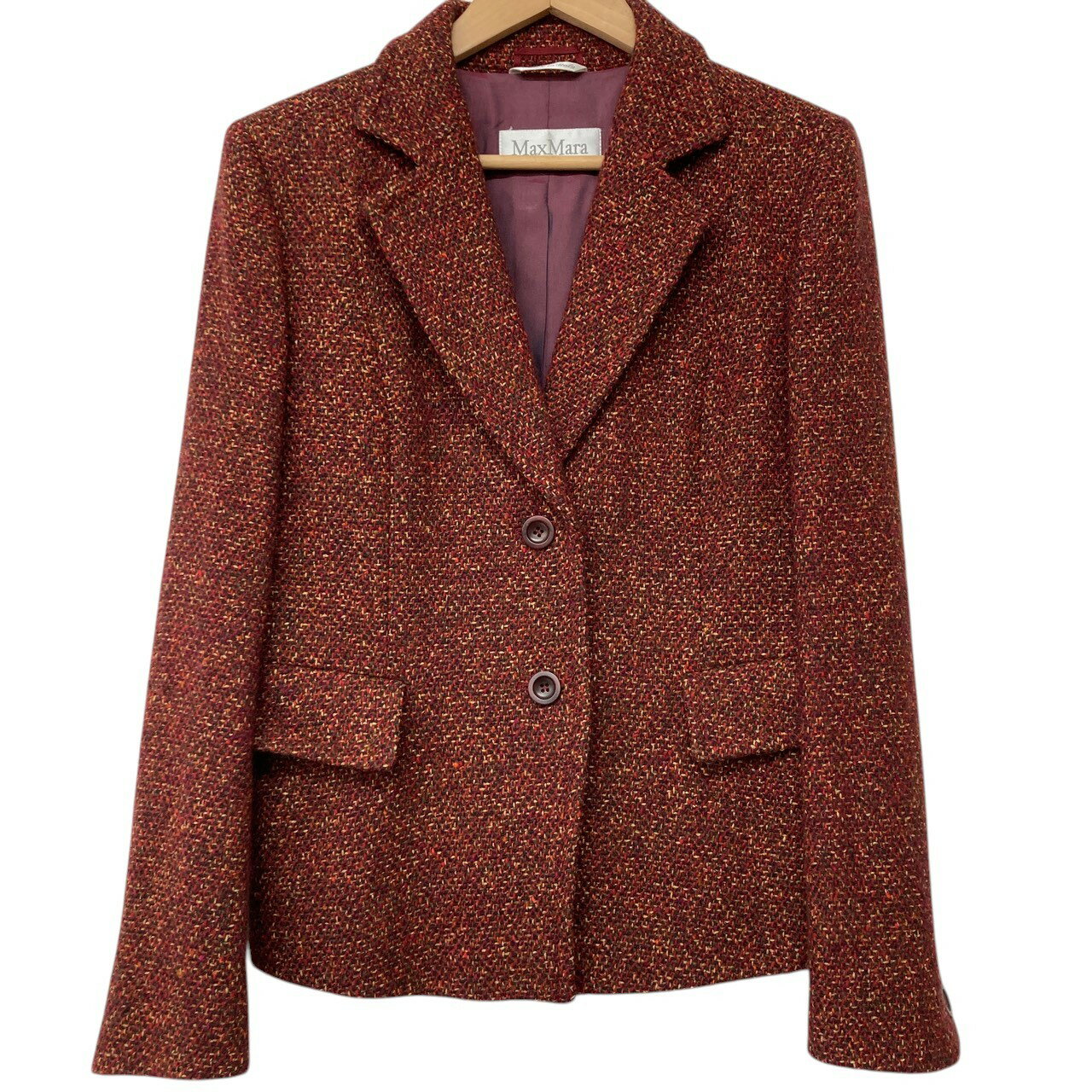 Rakuten - Max Mara/マックスマーラ/ウールツイード/ジャケット/42/レディース/RS0884