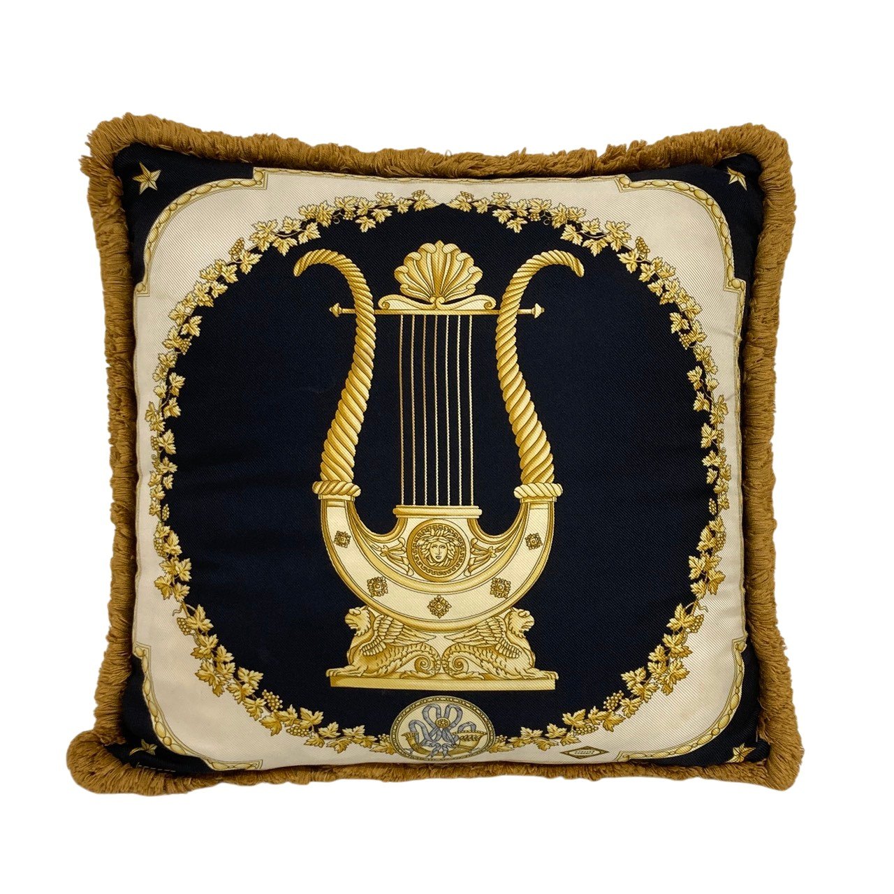 Rakuten - VERSACE/ヴェルサーチ/メデューサ/シルク/クッション/ラグジュアリーピロー/45×45/RS0894