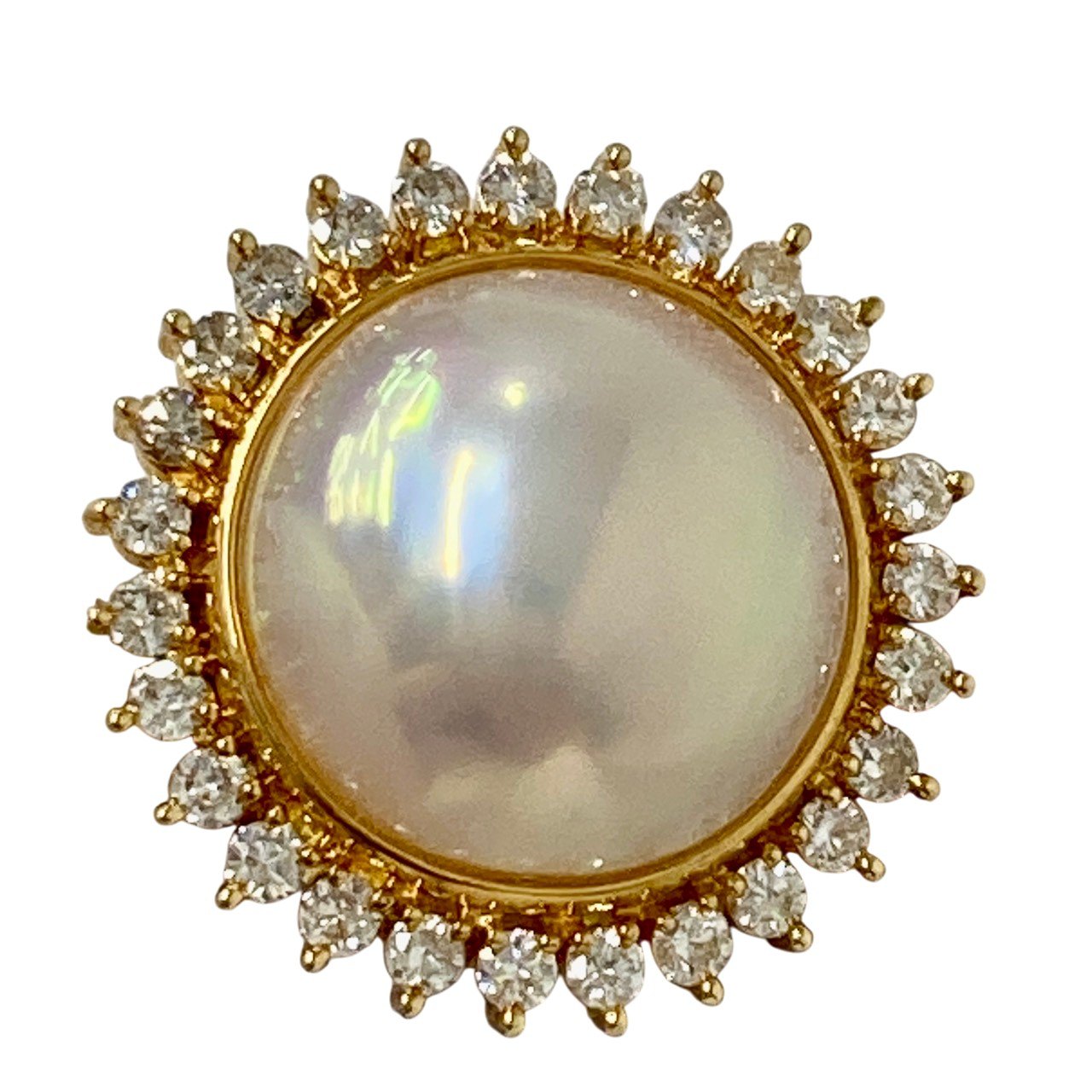 Rakuten - K18/田崎真珠/TASAKI/マベパール/12mm/ダイヤ/0.39ct/トップ/2way/タサキシンジュ/4.3g/レディース/RS0935