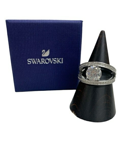 Rakuten - SWAROVSKI/スワロフスキー/クリアクリスタル/バイタリティー/ホワイトリング/指輪/ロジウム/60/約18号/BOX付/FG0078