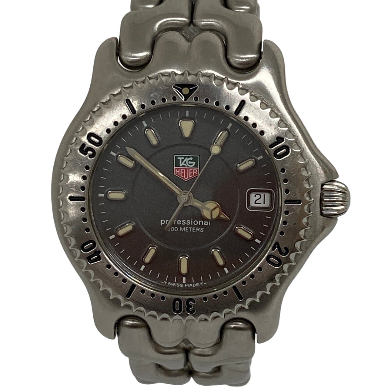 タグホイヤー/TAG HEUER/プロフェッショナル/セルシリーズ/WG1113-0/腕時計/SS/クォーツ/グレー文字盤/メンズ/RS0999