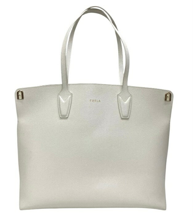 Rakuten - 良品/FURLA フルラ/パラディーゾ L トートバッグ/現行ロゴ/ホワイト 白/ショルダーバッグ/FB3820