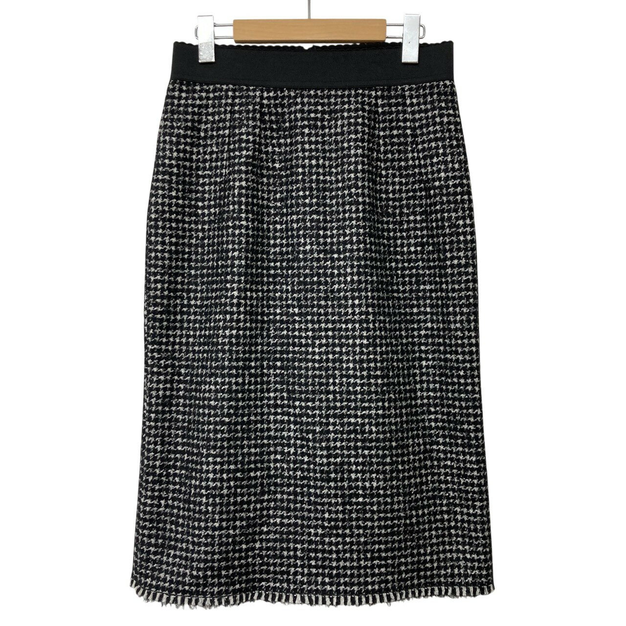 Rakuten - DOLCE&GABBANA/ドルチェアンドガッバーナ/ツイード/スカート/千鳥格子/サイズ42/ブラック/レディース/RS1002
