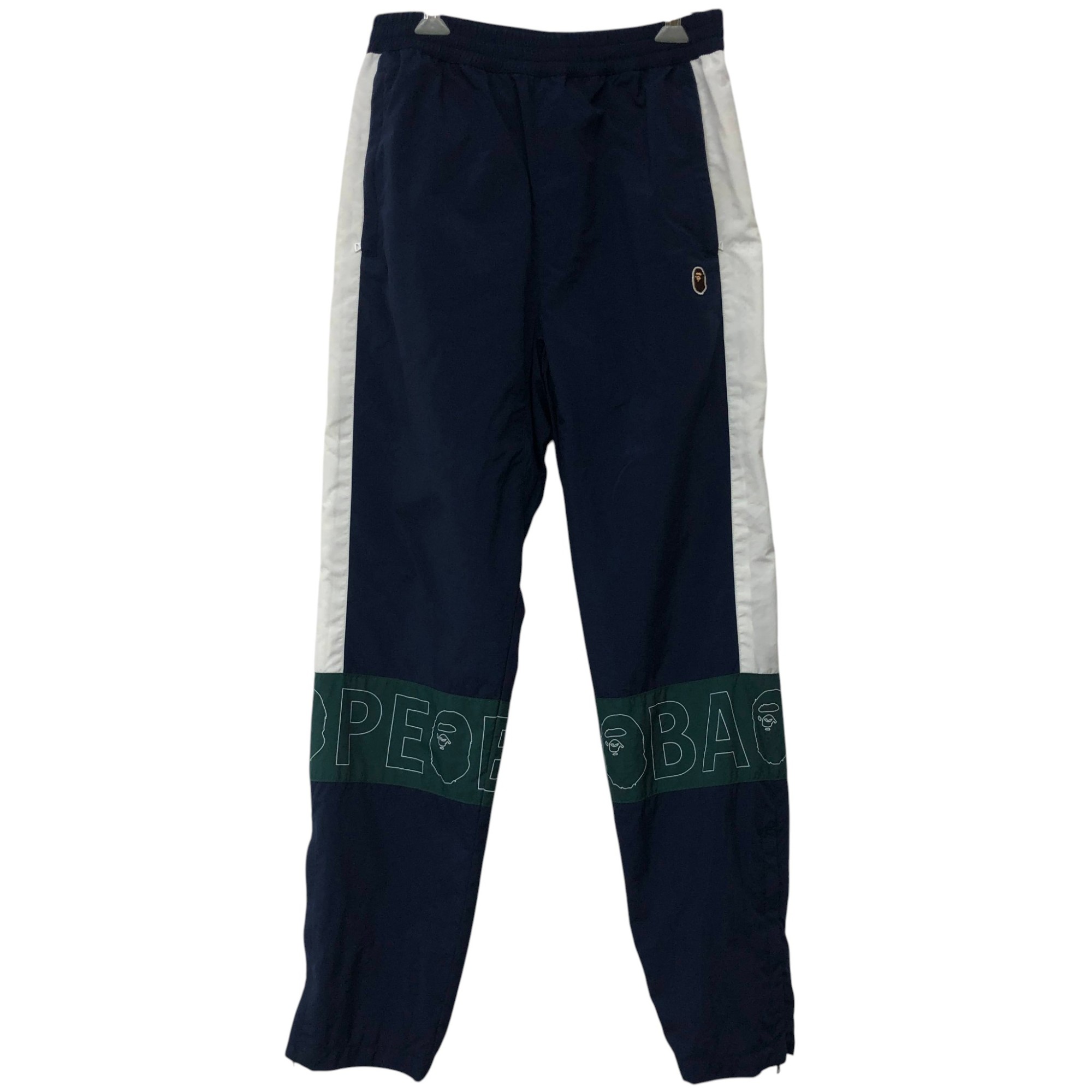 Rakuten - A BATHING APE/アベイシングエイプ/ナイロントラックパンツ/ブルー/サイズS/メンズ/RS1034