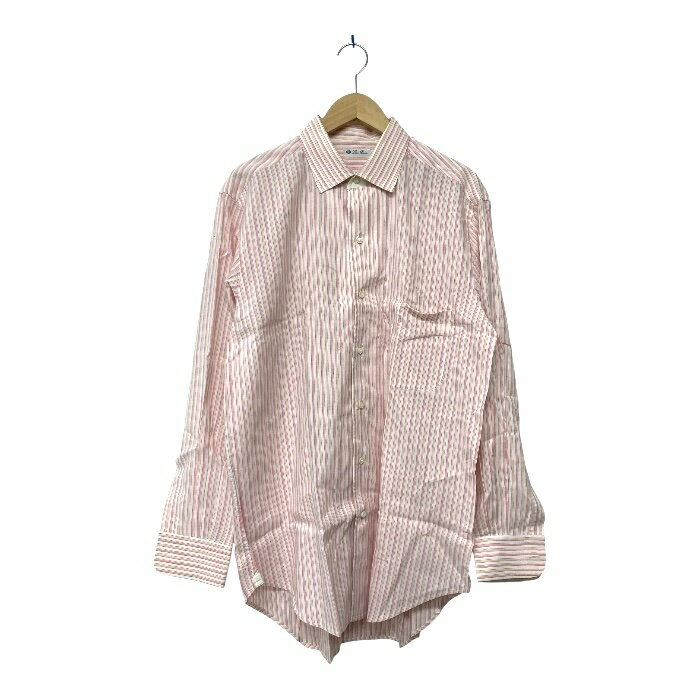 Rakuten - Loro Piana/ロロピアーナ/ストライプシャツ/サイズXL/ピンク×ホワイト/長袖/メンズ/RS1111