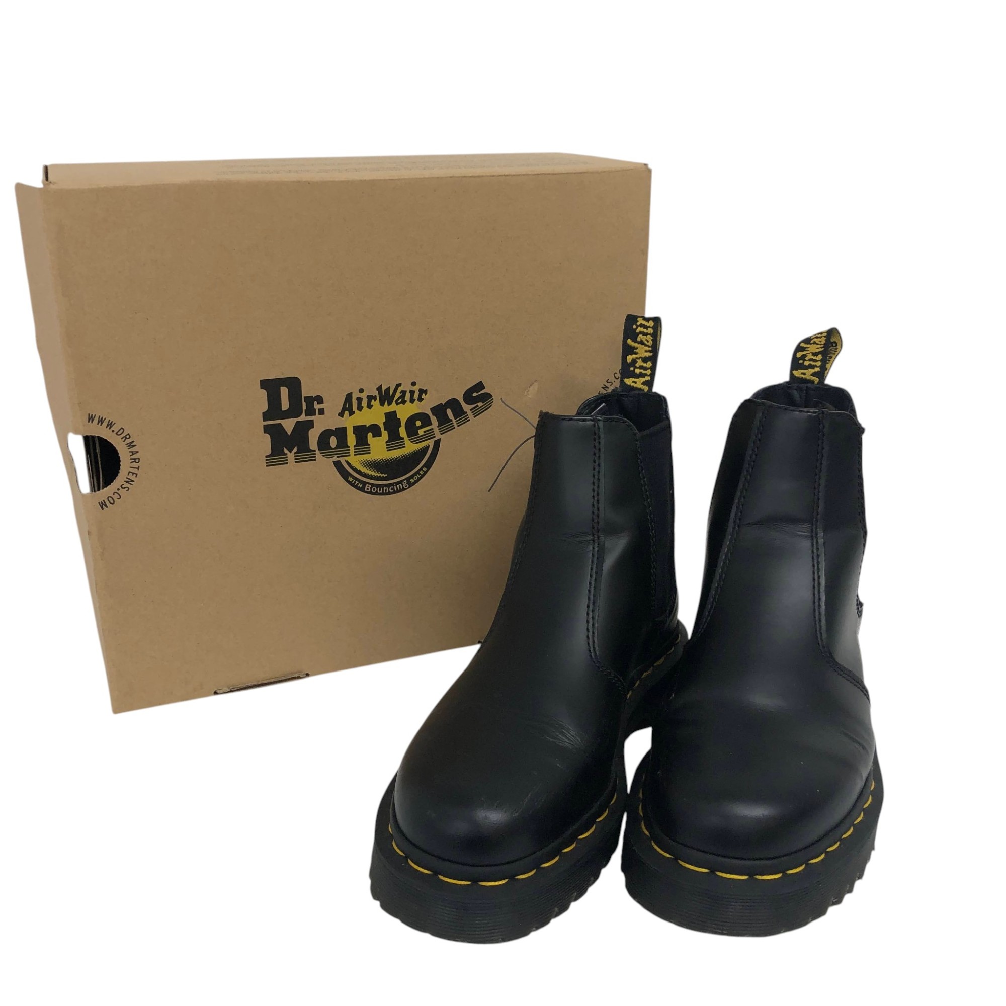 Rakuten - Dr.Martens/ドクターマーチン/レザー/チェルシーブーツ/2976/ブラック/UK5/レディース/RS1120