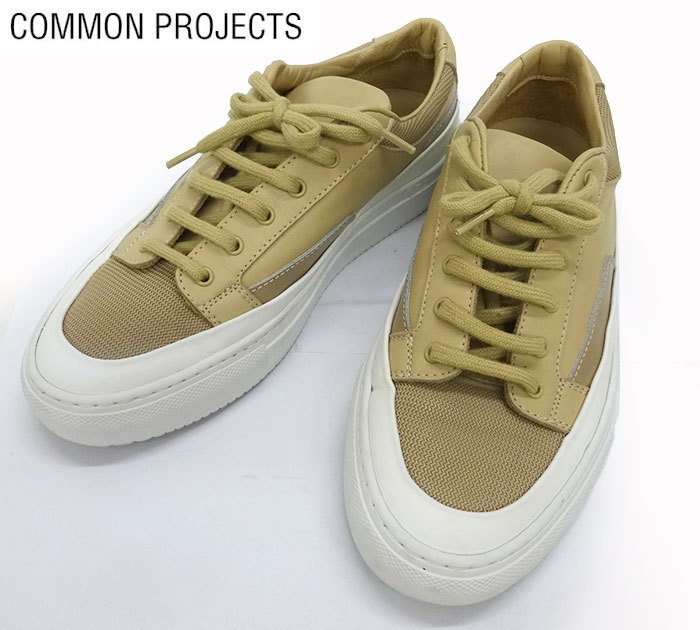 Rakuten - WOMANbyCOMMON PROJECTS ウーマンバイコモンプロジェクツ/レザースニーカー/3867 1302/37 約23.5cm/イタリア製/ベージュ/レディース/FF2423
