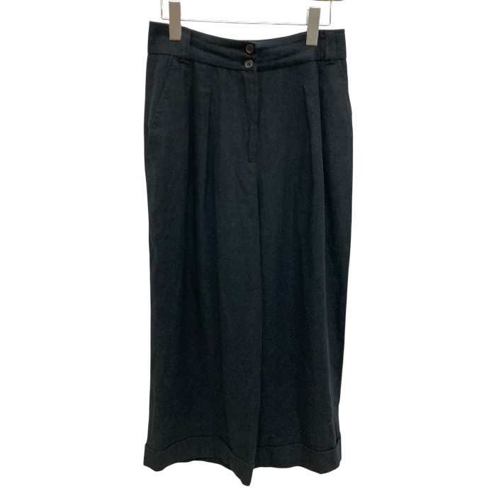 Cropped Pants - etro milano/エトロ ミラノ/リネンワイドパンツ/ネイビー/レディース/サイズ42/FE0231