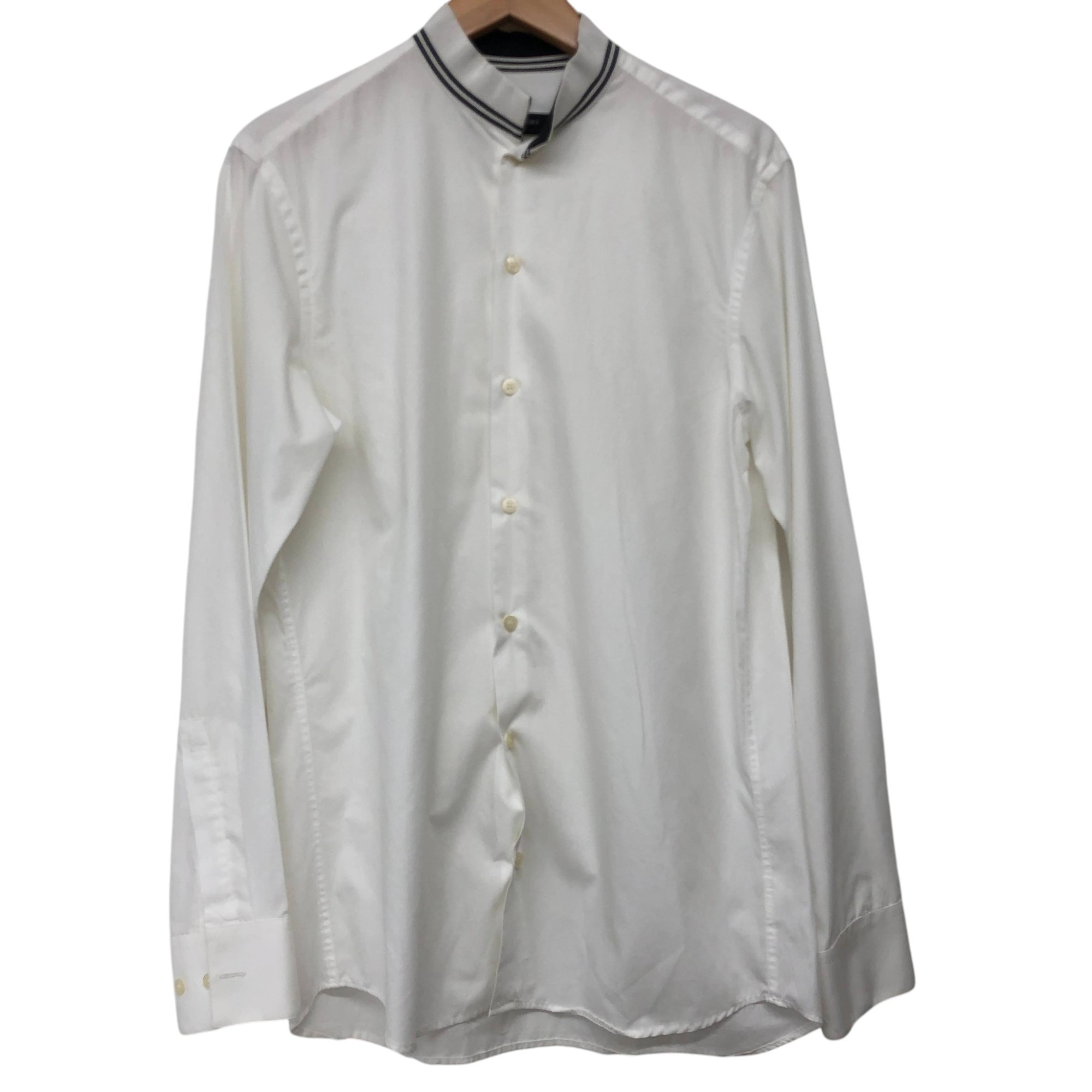 Rakuten - GIVENCHY/ジバンシィ/バンドカラーシャツ/サイズ39/ホワイト/メンズRS1243
