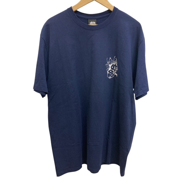 Rakuten - Stussy/ステューシー/ファイヤーダイスTシャツ/サイズL/ネイビー/メンズ/FE0264