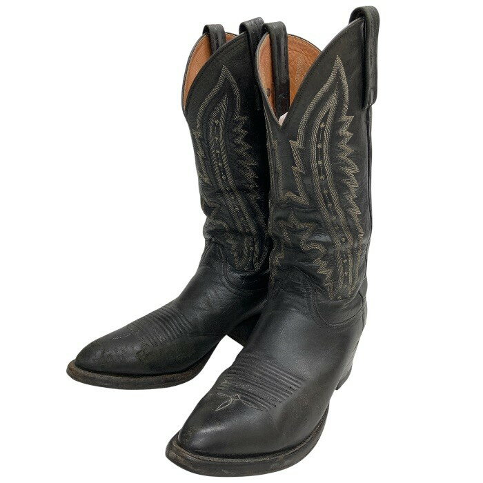Western - Lucchese/ルケーシー/ウエスタンブーツ/サイズ9/約27cm前後/ブラック/メンズ/FE0262