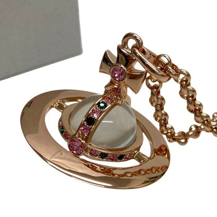 Rakuten - 極美品/Vivienne westwood/ヴィヴィアンウエストウッド/スモールオーブ/ピンクゴールド/ネックレス/レディース/収納袋付き/箱付き/FB4388