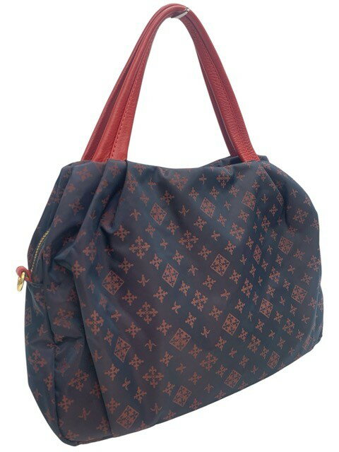 Rakuten - 美品/russet/ラシット/ハンドバッグ/ネイビー×レッド/ショルダー欠品/レディース/FG0136