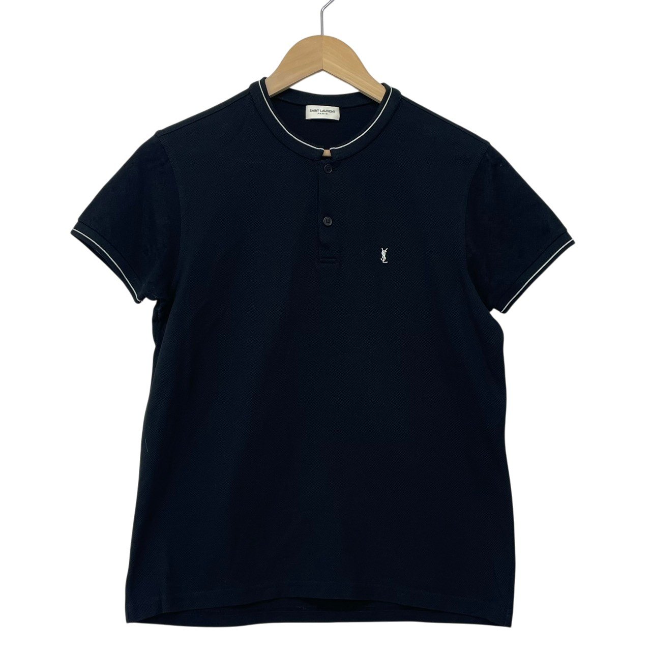 Rakuten - SAINT LAURENT/サンローラン/ブラック/ノーカラー/ポロシャツ/サイズS/メンズ/RS1372
