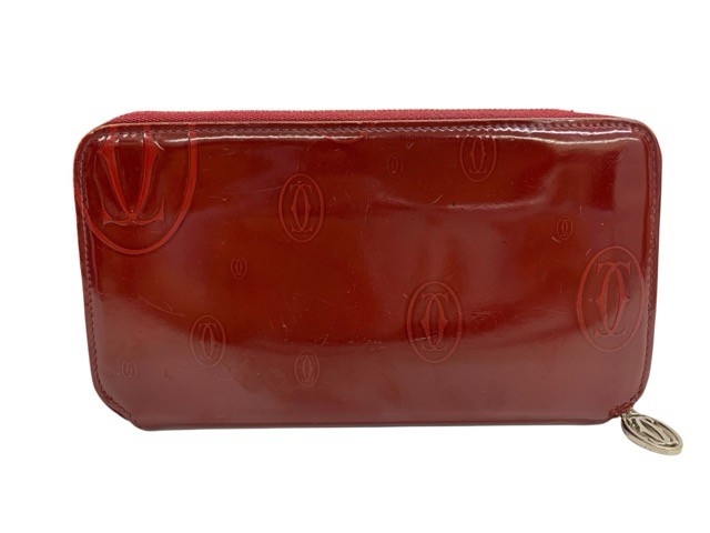 Rakuten - Cartier/カルティエ/ハッピーバースデー/ラウンドファスナー/長財布/L3001283/ボルドーカラー/FC3617