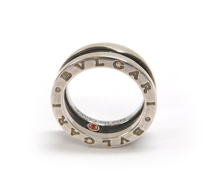 Rakuten - BVLGARI ブルガリ/セーブザチルドレン B-ZERO1/リング指輪/サイズ50 約9号 シルバー925 Ag925 保管袋付き 箱付き/FB2390
