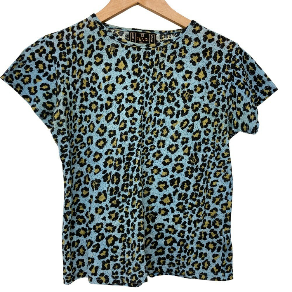 Rakuten - FENDI/フェンディ/レオパード/Tシャツ/イタリア製/サイズ42/レディース/RS1524