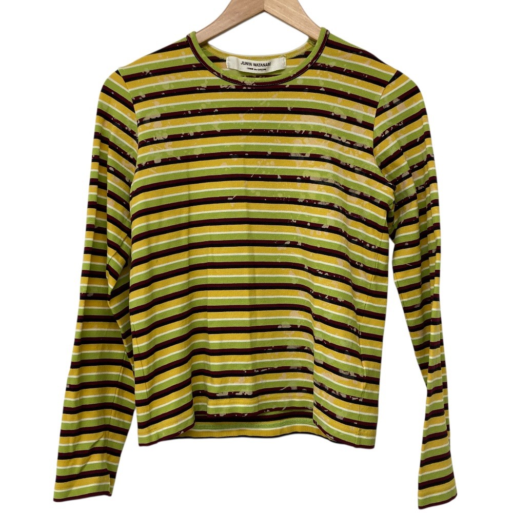 Rakuten - COMME des GARCONS/ギャルソン/ジュンヤワタナベ/ボーダー/ロンT/加工/AD2001/レディース/RS1536