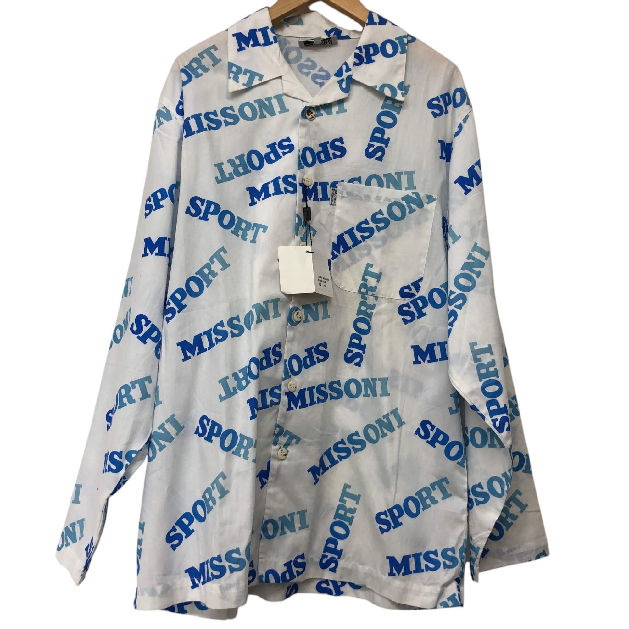Rakuten - タグ付き/MISSONI SPORT/ミッソーニ/オープンカラーシャツ/サイズM/メンズ/RS1573