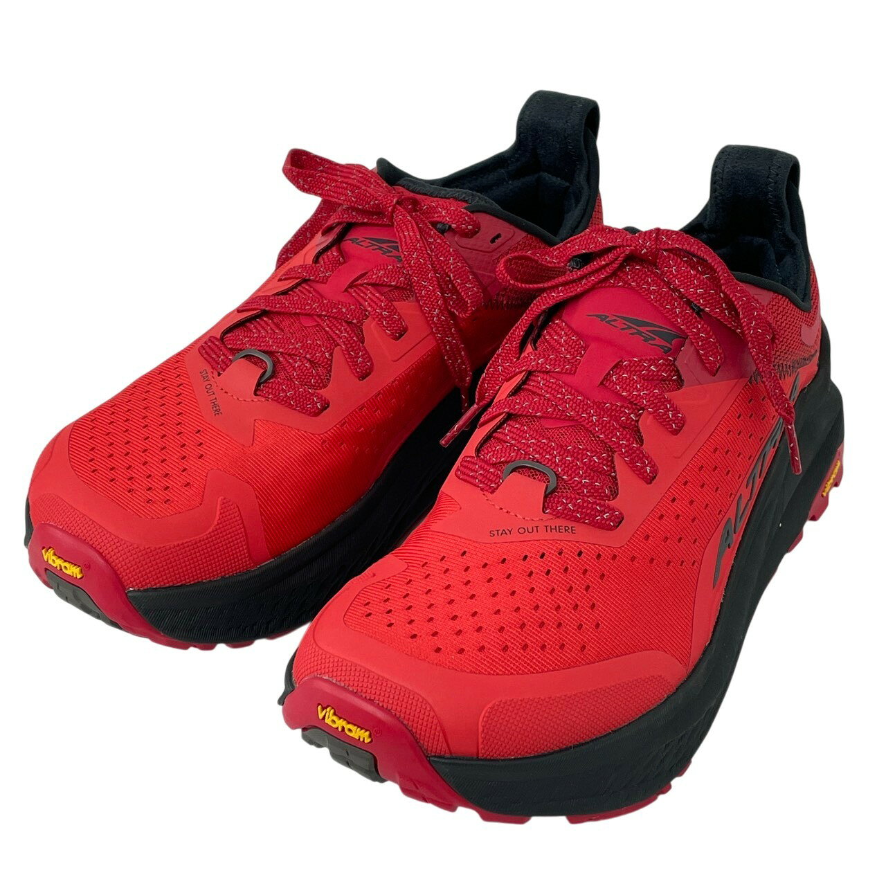極美品/ALTRA/アルトラ/M OLYMPUS6/オリンパス6/トレイルランニングシューズ/レッド/サイズ9/スポーツシューズ/靴/スニーカー/メンズ/RS3162
