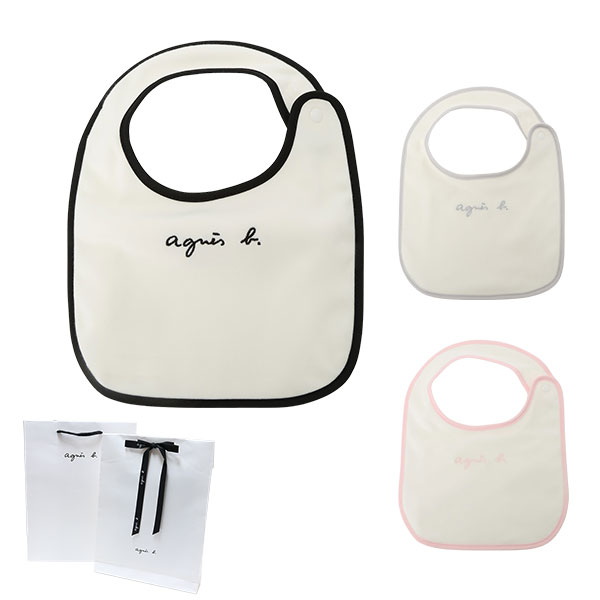 アニエスベー アンファン スタイ よだれかけ ベビー ロゴ AC29 L BAVOIR agnesb ENFANT 喜ばれるギフト