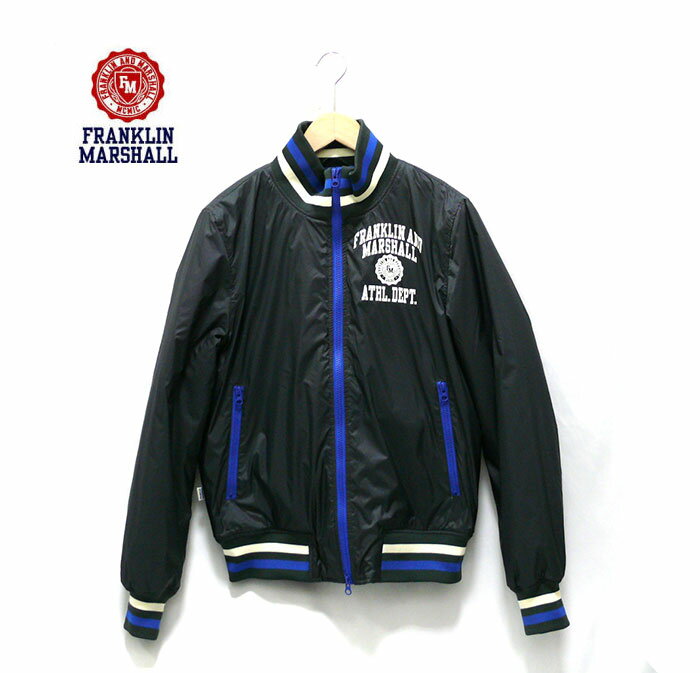 【FRANKLIN MARSHALL】フランクリン マーシャル 裏フリース ナイロン ジップアップ ジャケット　XS 【中古】のサムネイル