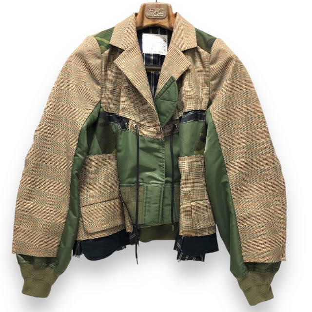 楽天市場】sacai(カラーカーキグリーン)(コート・ジャケット 楽天市場】sacai(カラーカーキグリーン)(コート・ジャケット