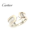 【Cartie】カルティエ C2 リング 指輪 750 K18WG 18金 ホワイトゴールド 7号 #47 型番B4040547 ケース付【中古】