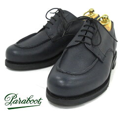 【Paraboot】パラブーツ #170129 CHAMBORD シャンボード ACTEM NOIRE LIEGE BLEU サイズ5 1/2F グレインカーフ フランス製 ドレスシューズ カジュアル 紳士靴 メンズ 箱 RC2343【中古】