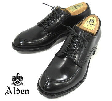 【ALDEN】オールデン #54331 Vチップ モディファイドラスト コードバン ブラック サイズ7 1/2D ドレスシューズ ビジネス 紳士靴 メンズ 未使用 RM2629【中古】【新古品】