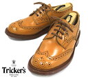 【Tricker 039 s】トリッカーズ カントリーブーツ シューズ L5633 BOURTON バートン UKモデル ウイングチップ サイズ5F4 革靴 イギリス製 レディース 女性用 ANNE アン L5679 RM2765【中古】