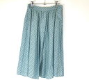 美品【theory luxe】セオリーリュクス シルク100% マクロ柄 サーキュラースカート サイズ38 レディース ボトムス RA6205【中古】
