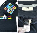 【FENDI】フェンディ モンスター プリント Tシャツ サイズ12+ トップス RA6203【中古】