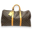 【LOUIS VUITTON】ルイヴィトン LV モノグラム キーポル50 ボストンバッグ M41426 鍵付き 鞄 RA7636【中古】
