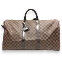 美品【LOUIS VUITTON】ルイヴィトン LV ダミエ エヌベ キーポル バンドリエール55 ボストンバッグ N41414 鞄 RA7646【中古】