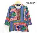 【JUNYA WATANABE COMME des GARCONS】ジュンヤワタナベ コムデギャルソン 5分丈 デザイン カットソー S 08SS 女性用 レディース【中古】