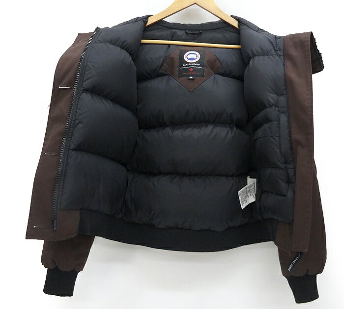 【CANADA GOOSE】カナダグース Labrador ラブラドール ショート丈 ダウン ジャケット M ブラウン 【中古】FF1578