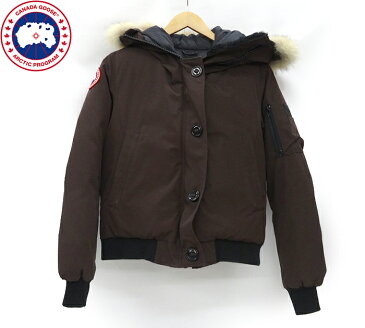 【CANADA GOOSE】カナダグース Labrador ラブラドール ショート丈 ダウン ジャケット M ブラウン 【中古】FF1578