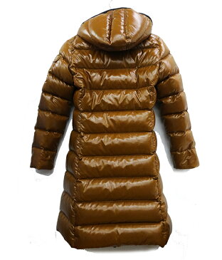 【MONCLER】モンクレールMOKA モカ ダウンコートダウンコートサイズ00 ブラウン 茶 国内正規品ロング丈 ナイロン 上着 ダウンジャケッ【中古】FB0871