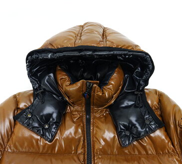 【MONCLER】モンクレールMOKA モカ ダウンコートダウンコートサイズ00 ブラウン 茶 国内正規品ロング丈 ナイロン 上着 ダウンジャケッ【中古】FB0871